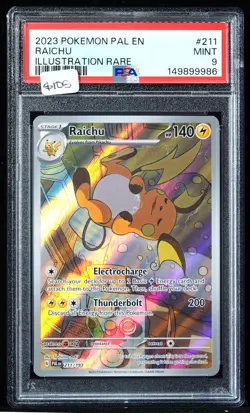 Raichu #211/193 Paldea Evolved PSA 9 Pokemon Card - Image 1
