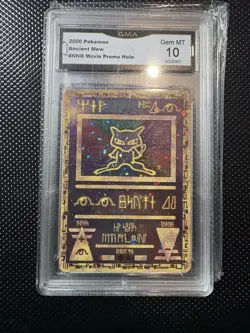GMA 10 Ancient Mew 2000 Pokemon game movie promo- English - GEM MINT card - Image 1