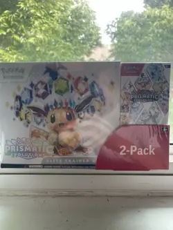 Pokemon TCG Prismatic Evolutions Costco 2-Pack ETB with Booster Bundle - Image 1