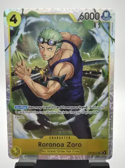 Roronoa Zoro SR OP15-113 ENGLISH ONE PIECE Card Adventure on KAMI’s Island OP15 - Image 1