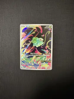 Pokemon TCG Bulbasaur Mega Evolution Stamped Holo Card 133/132 NM - Image 1