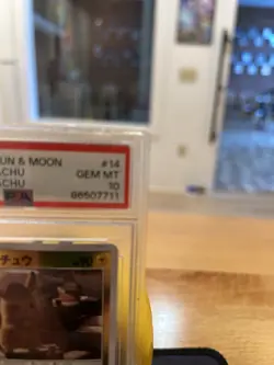 2019 Pokemon JPN Sun & Moon Detective Pikachu Card #14 PSA 10 - Image 5
