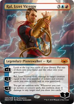 1x Ral, Izzet Viceroy - Foil Light Play MTG Magic - Kid Icarus - - Image 1