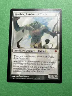 **Kozilek, Butcher of Truth** ~Rise of the Eldrazi~ Light Play to Near Mint - Image 1