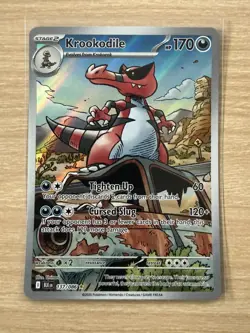 Pokemon TCG Krookodile Illustration Rare Black Bolt 137/086 English - NM / M - Image 3