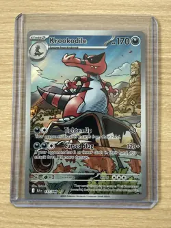 Pokemon TCG Krookodile Illustration Rare Black Bolt 137/086 English - NM / M - Image 4