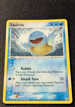 Pokemon EX FIRERED&LEAFGREEN - #83/112 Squirtle - Reverse Holo - ENG - Near Mint - Image 4
