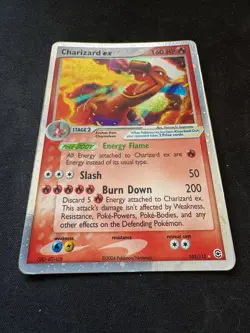 Charizard Ex Fire Red Leaf Green 105/112 Pokemon TCG 2004 - Image 2