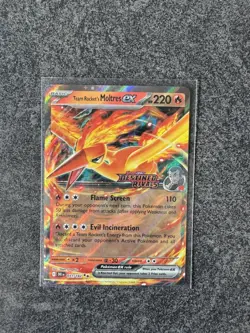 Pokemon - Team Rocket's Moltres ex (Destined Rivals Stamp) - 031/182 - Promo NM - Image 1