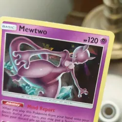 Mewtwo 75/214 Pokemon Cracked Ice Holofoil Unbroken Bonds 2019 Mint - Image 2