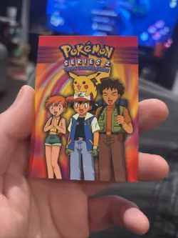Pokemon Topps Checklist Series 2 Blue Logo - Image 1