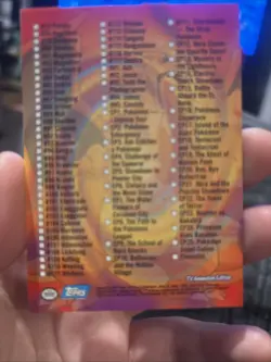 Pokemon Topps Checklist Series 2 Blue Logo - Image 2