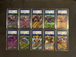 Pokemon TCG Graded Bundle Lot Of Ten Slabs EX Bundle AEY Grading - Image 1