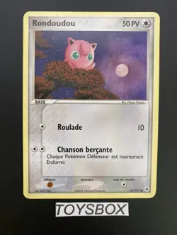 Carte Pokemon Rondoudou 63/101 / Bloc EX Legendes Oubliees / TBE FR - Image 2
