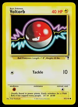 Pokemon Legendary Collection 97/110 Voltorb - Image 1