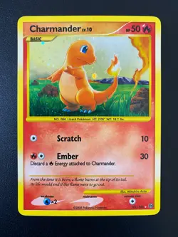 POKEMON CHARMANDER LV.10 HOLO SECRET RARE 101/100 STORMFRONT ENGLISH EX - Image 1