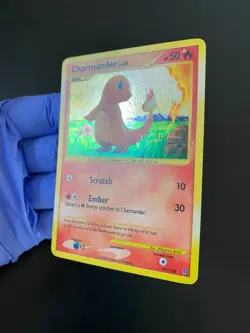 POKEMON CHARMANDER LV.10 HOLO SECRET RARE 101/100 STORMFRONT ENGLISH EX - Image 4