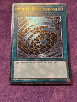 1x Mystical Space Typhoon AP08-EN002 Ultimate Rare Yugioh LP EURO - Image 1