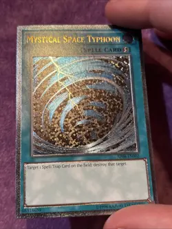 1x Mystical Space Typhoon AP08-EN002 Ultimate Rare Yugioh LP EURO - Image 4