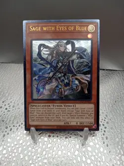 Yu-Gi-Oh! TCG Sage With Eyes Of Blue Ultimate Rare OP27-EN001 Near Mint - Image 3