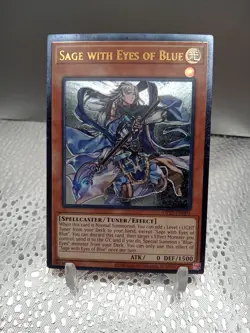Yu-Gi-Oh! TCG Sage With Eyes Of Blue Ultimate Rare OP27-EN001 Near Mint - Image 5