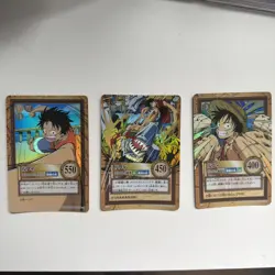 Monkey D. Luffy Card Hyper Battle TCG Japanese Carddass One Piece Cards set - Image 1