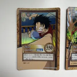 Monkey D. Luffy Card Hyper Battle TCG Japanese Carddass One Piece Cards set - Image 2