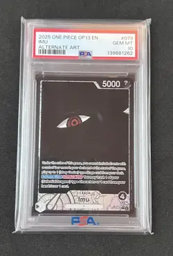 One Piece OP13-079 En Imu Alternate Art PSA 10 - Image 1