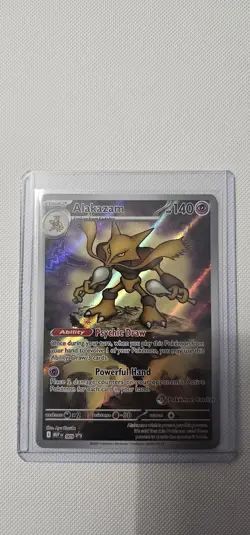 Pokemon TCG Alakazam - 009 (Pokemon Center Exclusive) Promo MEP NM Card - Image 1