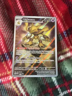 Pokemon TCG Mega Evolution Promo Card Alakazam 009 - Image 1