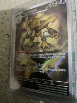 Pokemon TCG Alakazam 009 Promo Card Mega Evolutions ETB Near Mint Condition - Image 2