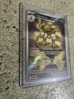 Pokemon TCG Alakazam 009 Promo Card Mega Evolutions ETB Near Mint Condition - Image 3