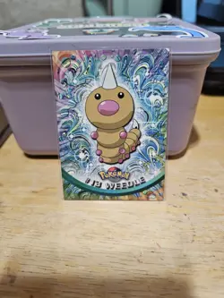 Weedle #13 Non Holo Topps Blue Logo Pokemon Trading Card 1999 - Image 1