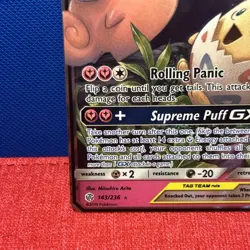 Pokemon TCG Togepi Cleffa Igglybuff GX Card 143/236 Cosmic Eclipse - Image 5