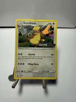 Gumshoos SM97 Ultra Prism Stamped Prerelease Black Star Promo Pokemon Card SM 97 - Image 1