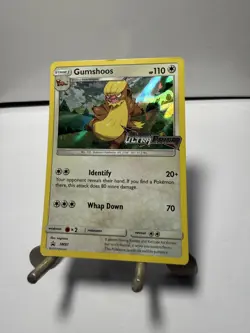 Gumshoos SM97 Ultra Prism Stamped Prerelease Black Star Promo Pokemon Card SM 97 - Image 2