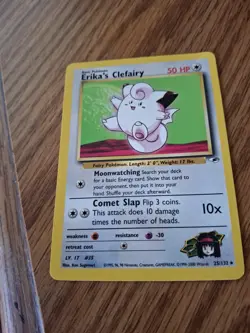 ERIKA’S CLEFAIRY - Gym Heroes - 25/132 - Rare - Pokemon Card - EXC/NM - Image 1