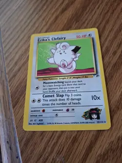 ERIKA’S CLEFAIRY - Gym Heroes - 25/132 - Rare - Pokemon Card - EXC/NM - Image 2