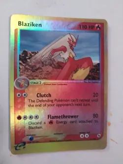 2003 Pokemon Card - Ruby & Sapphire 15/109 - BLAZIKEN (reverse holo) - Image 1