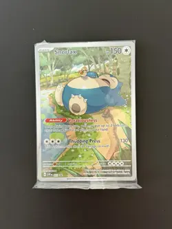 Snorlax 051 Sv: Scarlet & Violet 151 Promo Cards Holo SEALED - Image 1