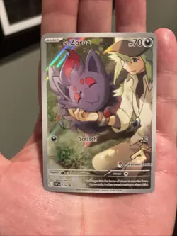 N's Zorua - 189 (Pokemon Center Exclusive) 189 Sv: Scarlet & Violet Promo Cards - Image 1