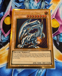 Yu-Gi-Oh! Blauaugiger W. Drache MAGO-DE001 GOLD Rare! Deutsch! 1.Auflage! TOP - Image 1