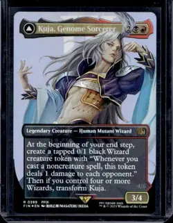 MTG Kuja, Genome Sorcerer FOIL Borderless Showcase Art 0399 FIN Final Fantasy - Image 1