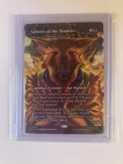 MTG TMNT Splinter of the Shadows - Ashcoat of the Shadow Swarm (Borderless) #6 - Image 3