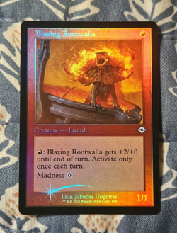 Blazing Rootwalla FOIL MH2 Modern Horizon MTg Magic - Image 1