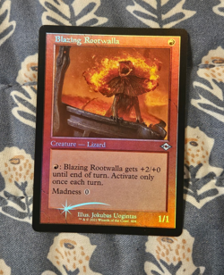 Blazing Rootwalla FOIL MH2 Modern Horizon MTg Magic - Image 2