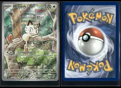 ✰ MEOWTH 106/094 ILLUSTRATION RARE PHANTASMAL FLAMES POKEMON ✰ NM/M - Image 1