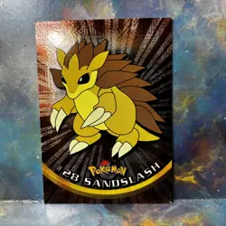 Sandslash #28- Pokemon Topps TV Animation Card - Image 1
