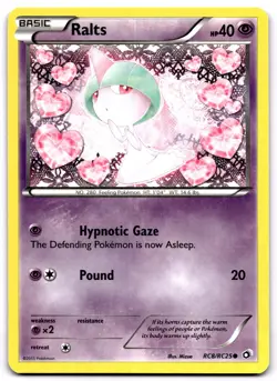 RALTS RC8/RC25 HOLO COMMON LEGENDARY TREASURES: RADIANT COLLECTION POKEMON LP - Image 1