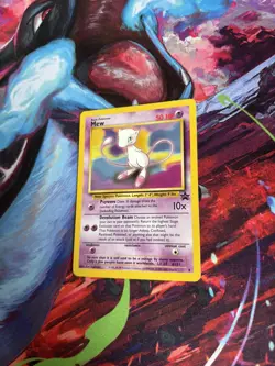 Pokemon TCG Mew 8 WOTC Non Holo Black Star Promo - Image 3